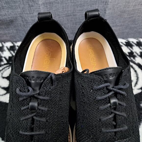 Cole Haan Shoes Mens Size 11 M ØriginalGrand Wingtip Oxford Black - Picture 11 of 11